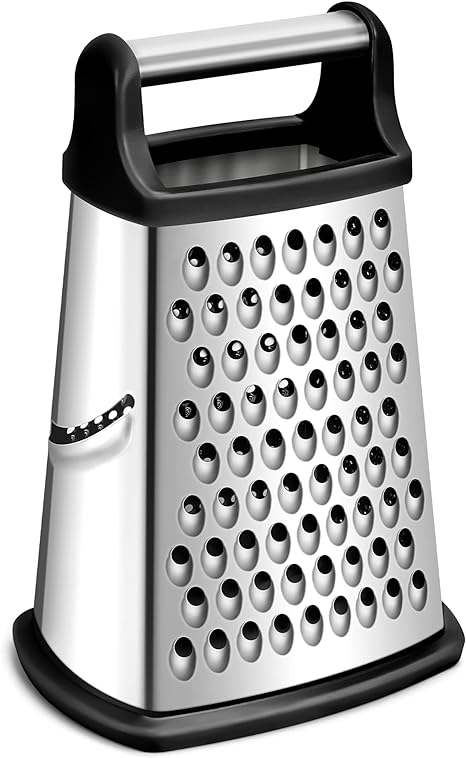 Cheese Grater Box Stainless Steel with 4 Sides