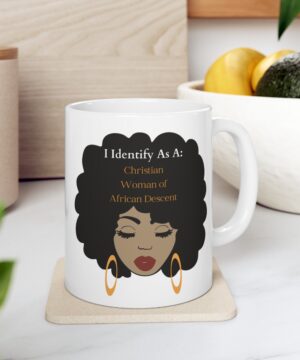 Christian Woman of African Descent Ceramic Mug, 11oz